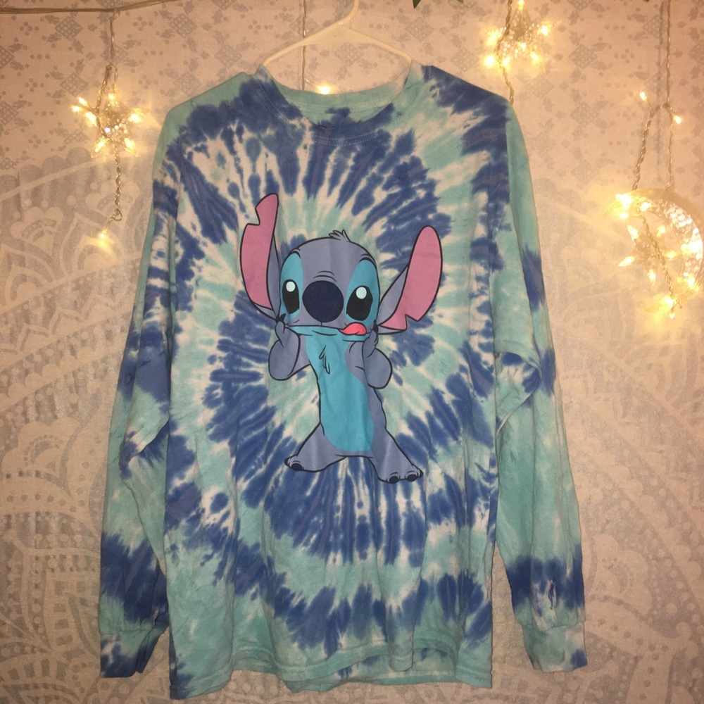 Tie dye Stitch long sleeve